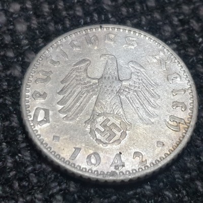 Germania Nazista 50 reichspfennig 1942 A Berlin) foto