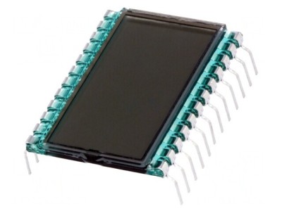 Afișaj LCD cu 7 segmente, 3 cifre, -40&amp;divide;90&amp;deg;C foto