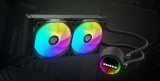 Cooler procesor genesis hydria 240 argb negru dimensiune radiator 276x120x27mm 2 ventilatoare argb viteza ventilatoare: