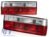 Set de stopuri de tuning potrivit pentru BMW Seria 3 E30 sedan 1982-1987, E30 coupe 1982-1987, E30 cabrio 1982-1990 cu baza rosie si alba, stanga si d