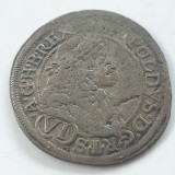 Austria 6 kreuzer 1681 argint Leopold l, Europa