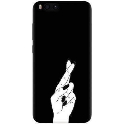 Husa silicon pentru Xiaomi Mi Note 3, Finger Cross foto