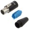 Conector XLR mini mamă 5 pini aurit