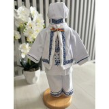 Cumpara ieftin Costum botez, model traditional - DPH398