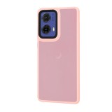 Husa pentru motorola moto g85 - halofrost, pro grip, pink