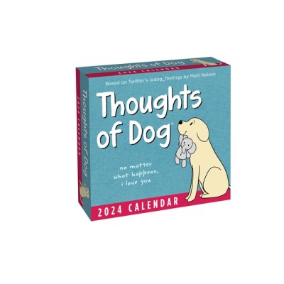 Thoughts of Dog 2024 Day-To-Day Calendar foto