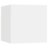 Cumpara ieftin Noptiera, alb, 30,5x30x30 cm, lemn prelucrat