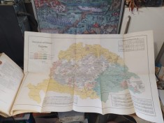 Die rumanische Frage in Siebenburgen und Ungarn, cu harta etnografică a Ungariei, Eugen Brote, Berlin 1895, 069