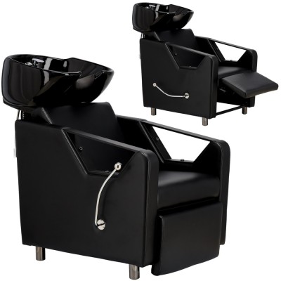 Scafa coafor Hex pentru salonul de coafură și frizerie cu bol ceramic mobil armătură baterie si cască foto