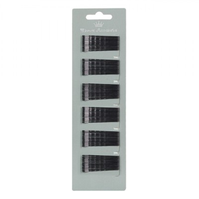 Set Agrafe Păr, 4.8cm, 72 Bucăți, Negru foto