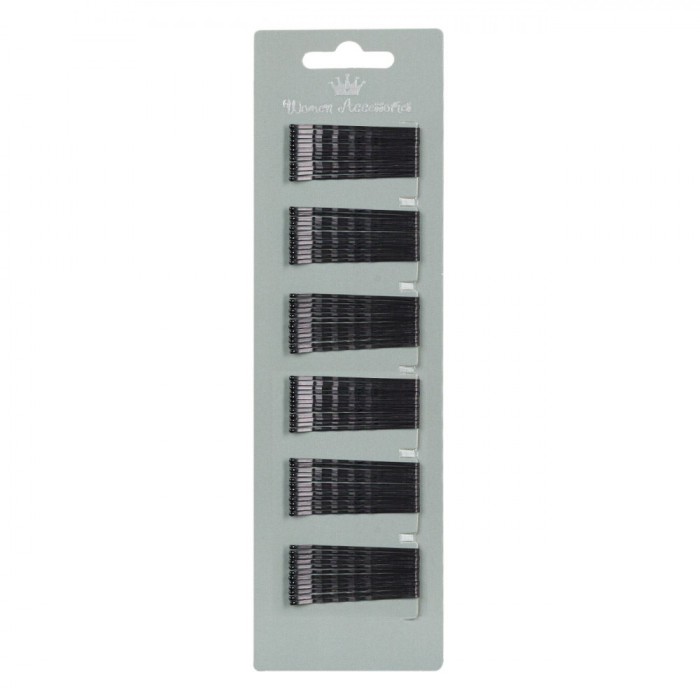 Set Agrafe Păr, 4.8cm, 72 Bucăți, Negru
