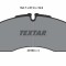 TEXTAR 2916002 set placute frana,frana disc