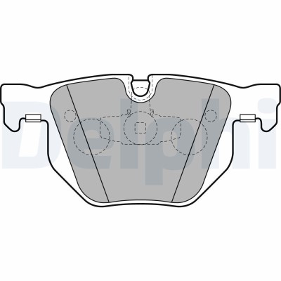 DELPHI LP2256 set placute frana,frana disc foto