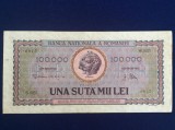 Bancnote Romania - 100000 lei 1947 - seria S.0255 0845 (starea care se vede)