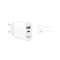 Incarcator retea XO L97, USB/USB-C, Fast Charge, 2.4A, 12W, Cablu 1m USB-C/microUSB inclus, Alb