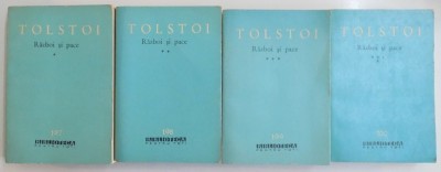 RAZBOI SI PACE , VOLUMELE I - IV de LEV TOLSTOI , 1963 foto