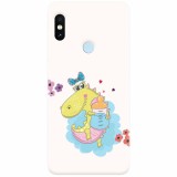 Husa silicon pentru Xiaomi Mi 8, Bebe Crocodil