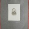 Fotografie tip CDV, barbat cu mustata, inceput de secol XX