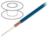 Cablu coaxial RG59 flexibil albastru 2kVAC