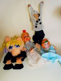 Teatrul de papusi Miss Piggy printesa regina marioneta sfori bucatar SET31 T4