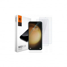 Folie Compatibila cu Samsung Galaxy S23 Plus (set 2) - Spigen Neo Flex Clear