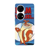 Husa compatibila cu Huawei Nova 8i model I am Weasel, Silicon, TPU, Viceversa, Transparent, Carcasa