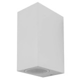 Corp iluminat soclu gu10 x2 ip44 - alb, V-TAC