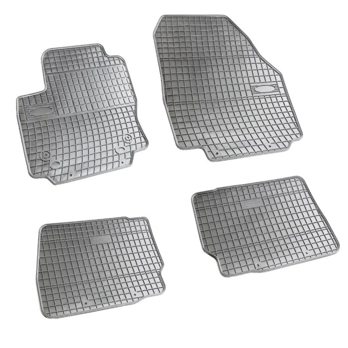 Set covorase auto din cauciuc Ford Mondeo 4 2007- culoare Gri, presuri , 4 buc. Set covorase auto din cauciuc Ford Mondeo 4 2007- culoare Gri, presuri , 4 buc.