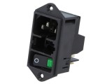 Conector Alimentare AC Soclu Tată 10A 250V IEC 60320