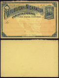 Nicaragua - Postal History Rare Old Postal stationery UNUSED DB.194