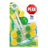 Odorizant wc Peak Flex Activ, solid, lamaie verde, 2 x 48 g