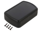 Carcasă universală ABS neagră MASZCZYK KM-200BK IP54 76x116x30mm