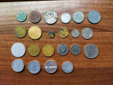 Lot 22 monede Romania anii 1924-2004