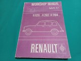 MANUAL REPARAȚII RENAULT R1120, R2102, R2104 / TEXT LIMBA ENGLEZĂ / 1970*700