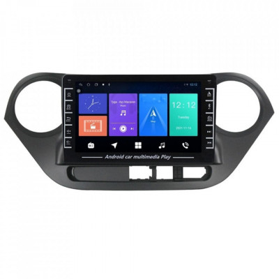 Navigatie dedicata cu Android Hyundai i10 2013 - 2019, 1GB RAM, Radio GPS Dual foto