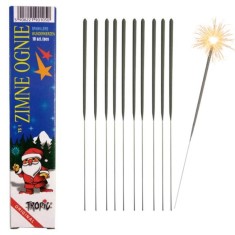 Set 10 artificii scanteietoare de mana, Stelute, 25 cm