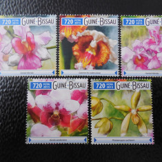 Guineea B issau-Flora ,orhidee -serie completa ,MNH