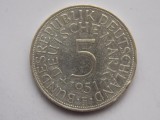 5 MARK 1951 F GERMANIA-argint