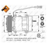Compresor climatizare Daf Cf 85, Xf 105 Nrf 32477