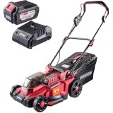 Raider RDP-BCLM20 + RDP-R20 - Masina de tuns iarba 37 cm 35 l + Set 1 acumulator si incarcator Li-Ion 20 V 4 Ah