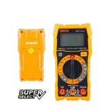 Multimetru digital INGCO DM2002 SuperSelect 200 DC 600V AC 600V 10A rezistenta 20M ohm afisaj LCD carcasa antisoc gama semiprofesionala