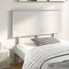 VidaXL Tăblie de pat, alb, 124x6x82,5 cm, lemn masiv de pin 819161