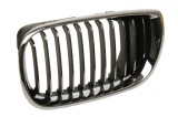 Grila radiator BMW Seria 3 E46 1998-2001 Partea stanga cu element cromat 51137042961 Kft Auto, AutoLux