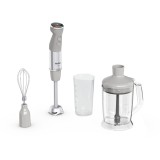 Mixer vertical Tefal Quickchef+ HB67MB30, 1000W, 20 trepte de viteza, functie Turbo, tocator 1000 ml, pahar de masurat 800ml, tel, inox, 4 lame Poweli