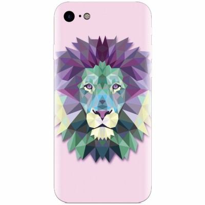 Husa silicon pentru Apple Iphone 6 Plus, Polygon Lion foto
