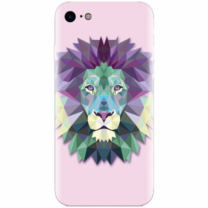 Husa silicon pentru Apple Iphone 6 Plus, Polygon Lion