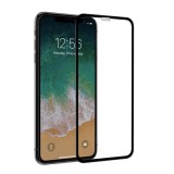 Cumpara ieftin Folie Sticla Tempered Glass iPhone XR iPhone 11 6.1 4D/5D Black Full Glue Fullcover