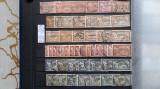 1900 Franta Merson Y.T119-123 50 val. -stamp., Stampilat