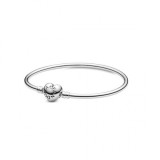 Pandora Moments 596268-21 Brățară Rigidă Damă Argint Sterling 925 &Icirc;nchizătoare Inimă 21cm