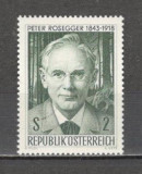 Austria.1968 50 ani moarte P.Rosegger:scriitor-Gravura MA.659, Nestampilat